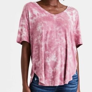 american eagle pink soft and sexy v-neck t-shirt